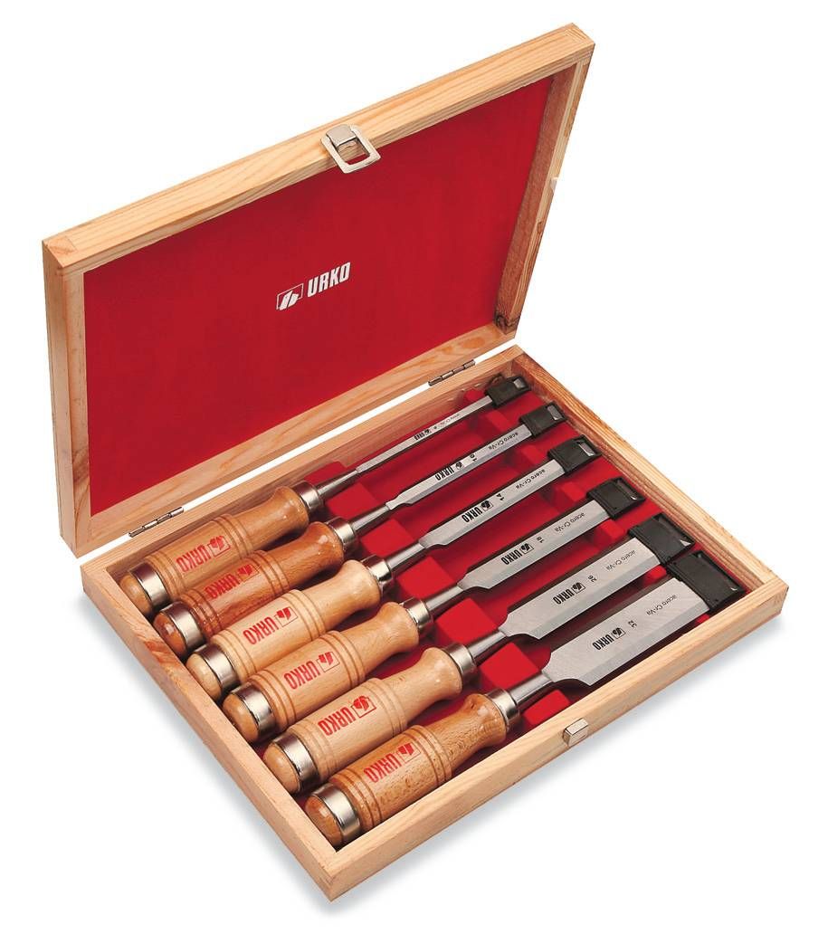 685-M Juego de 6 Formones en Estuche Urko